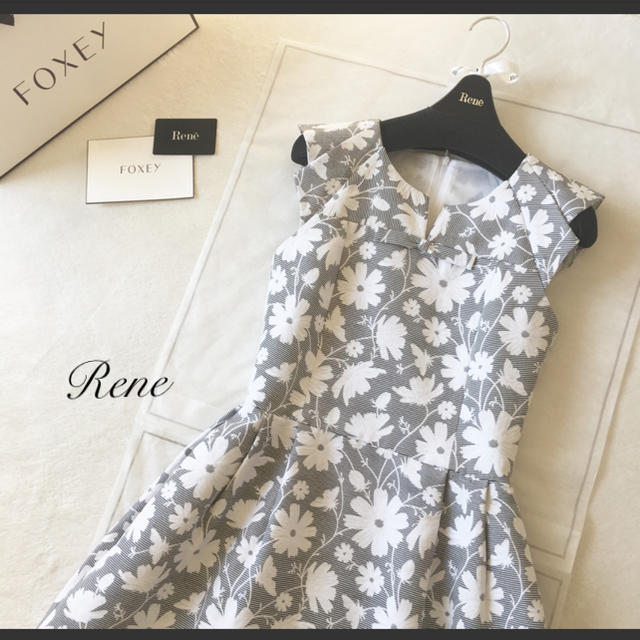 René(ルネ)の美品♡2017年 Rene  ルネ ワンピース/ フォクシー レディースのワンピース(ひざ丈ワンピース)の商品写真