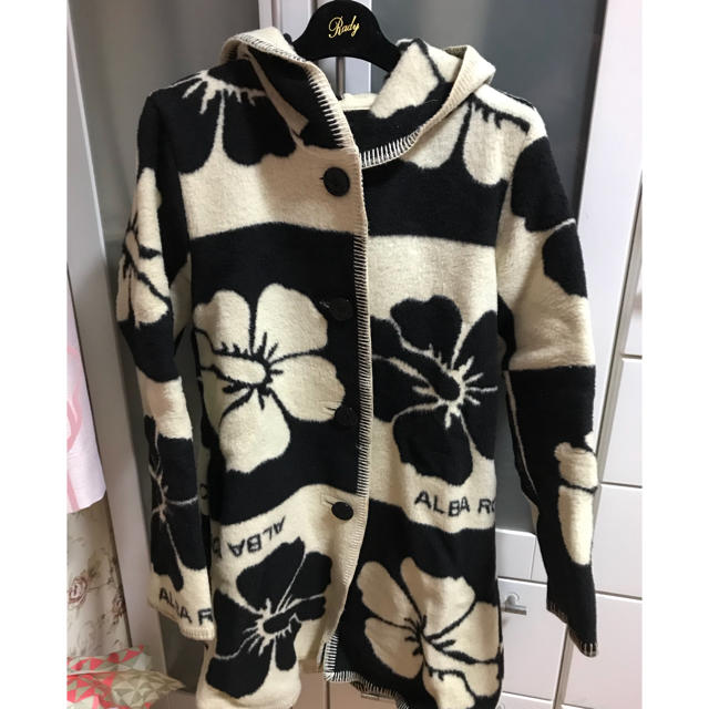 最短翌日出荷 アルバローザ 旧升目コート ダッフルコート