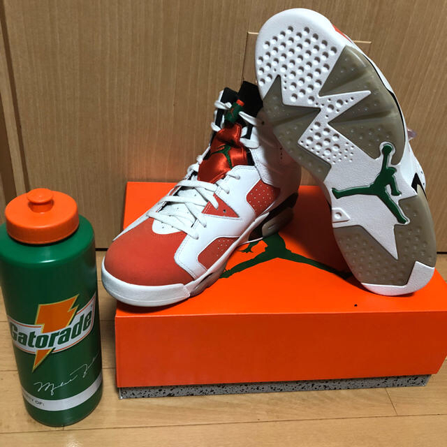 NIKE(ナイキ)の限界値下げ AIR JORDAN6 ゲーターレード スクイズボトル付き メンズの靴/シューズ(スニーカー)の商品写真