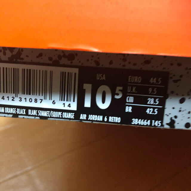 NIKE(ナイキ)の限界値下げ AIR JORDAN6 ゲーターレード スクイズボトル付き メンズの靴/シューズ(スニーカー)の商品写真