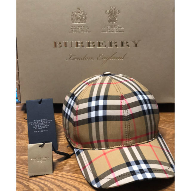 BURBERRY - Burberry キャップ 帽子 未使用 正規 M/Lの通販 by Storm ｜バーバリーならラクマ