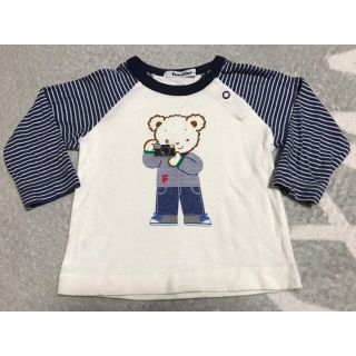 ファミリア(familiar)の★ファミリア★長袖 Tシャツ★80★中古★ロンT★familiar★ファミちゃん(Ｔシャツ)