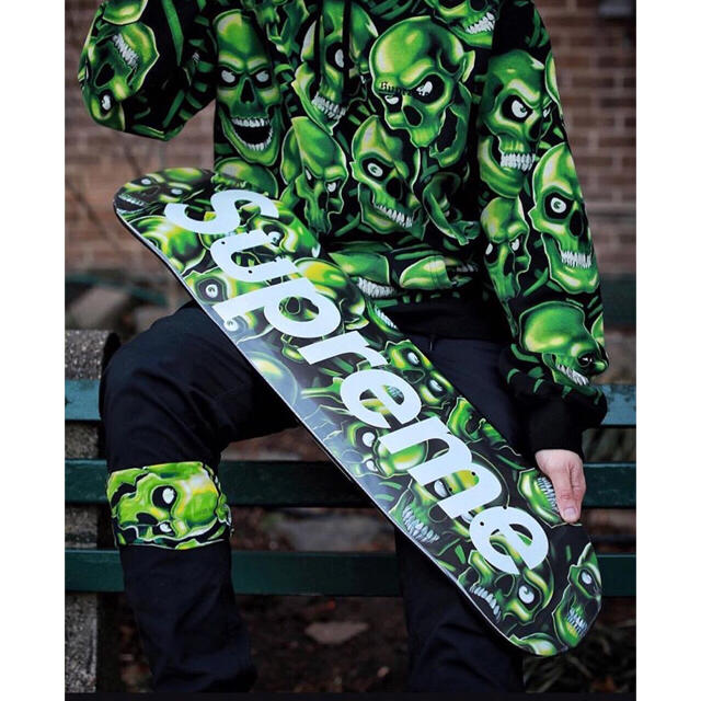 Supreme skull pile skateboard deck