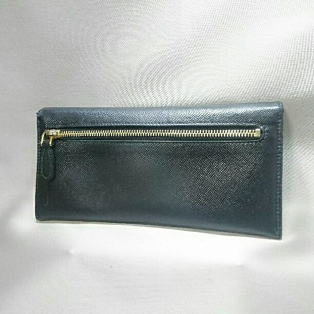 PRADA(プラダ)のジョジョ様専用❤️PRADA サフィアーノ バイカラー ブラック 長財布❤️ レディースのファッション小物(財布)の商品写真