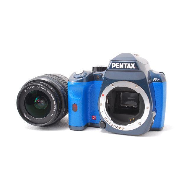 PENTAX(ペンタックス)の★希少オーダーカラー★PENTAX k-r ネイビー　レンズキット スマホ/家電/カメラのカメラ(デジタル一眼)の商品写真