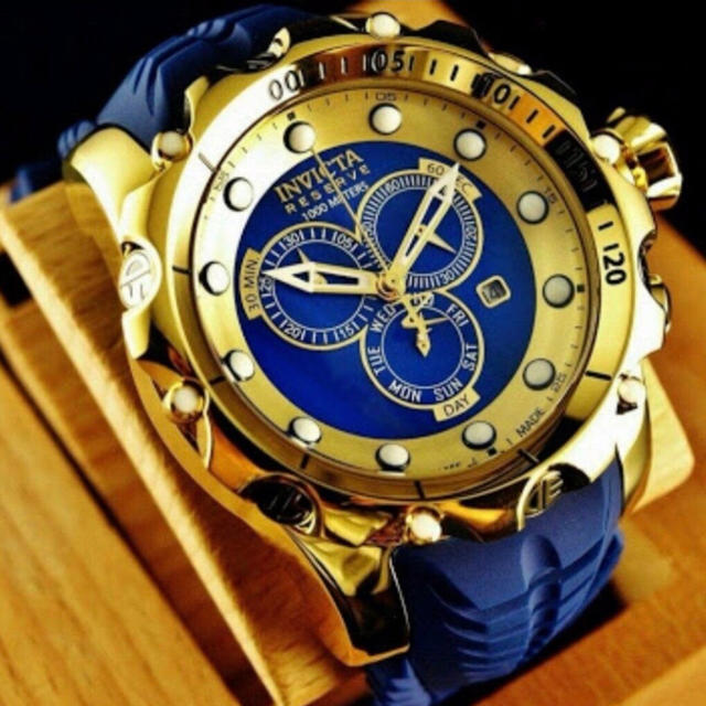 InvictaVenom Sea Dragon ゴールド&ブルー定価19万