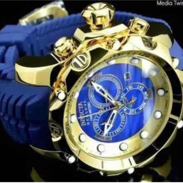 InvictaVenom Sea Dragon ゴールド&ブルー定価19万