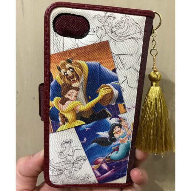 Disney(ディズニー)のD23Expo  プリンセス手帳型iPhoneケース スマホ/家電/カメラのスマホアクセサリー(iPhoneケース)の商品写真