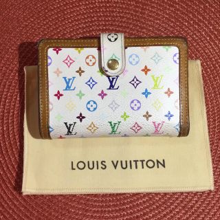 ルイヴィトン(LOUIS VUITTON)の大幅お値引き中❤️大人気❤️ルイヴィトンマルチカラーガマ口二つ折り財布❤️(財布)