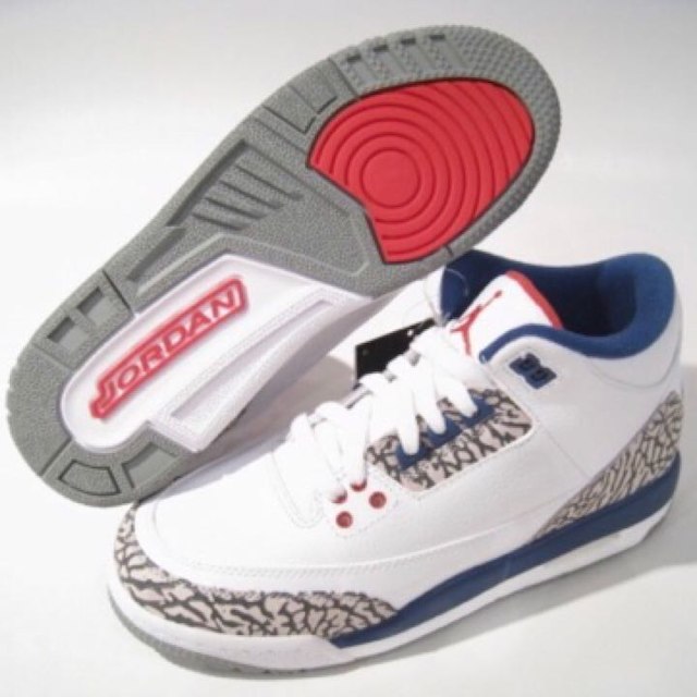 AIR JORDAN 3 RETRO OG BG TRUE BLUE 23.5