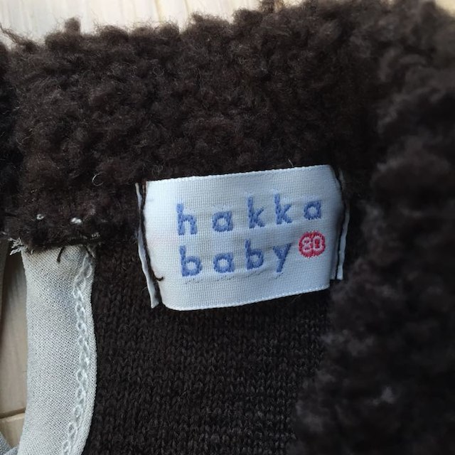 HAKKA(ハッカ)のhakkababyの80㎝のワンピースです。 キッズ/ベビー/マタニティのベビー服(~85cm)(ワンピース)の商品写真