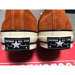 コンバース(CONVERSE)のコンバース チャックテイラー ct70 オレンジスウェード 27cm US8.5(スニーカー)