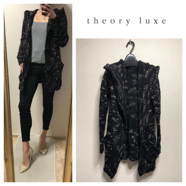 Theory luxe(セオリーリュクス)のセオリーリュックス✨アルパカ✨コーディガン レディースのジャケット/アウター(ニットコート)の商品写真