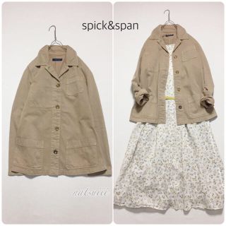 スピックアンドスパン(Spick & Span)のスピック&スパン . コットン カバーオール ジャケット 日本製(スプリングコート)