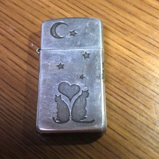 ジッポー(ZIPPO)の厚 164 ZIPPO ジッポー 猫 中古品 (タバコグッズ)