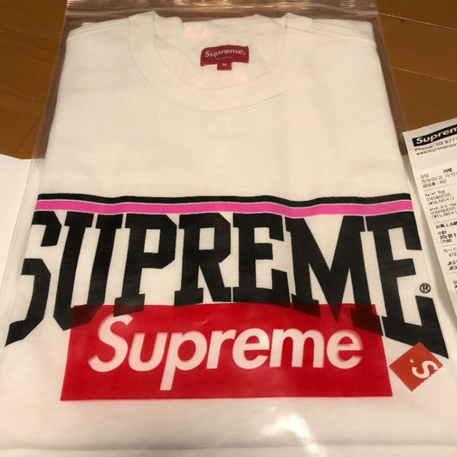 オンライン即完売 SUPREME ARCH S/S TOP 白 M アーチ