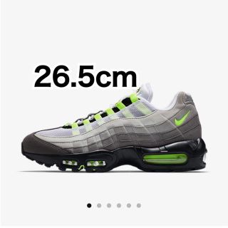 ナイキ(NIKE)の【26.5】NIKE AirMax95 イエローグラデ(スニーカー)