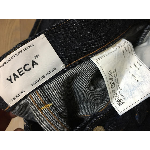 YAECA(ヤエカ)のYAECA スリムテーパード 28 レディースのパンツ(デニム/ジーンズ)の商品写真