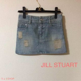 ジルスチュアート(JILLSTUART)のJILL STUART可愛いデニムスカート❤️在庫一掃特価(ミニスカート)