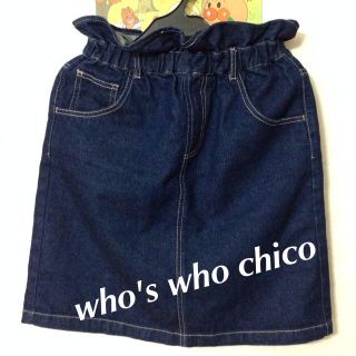 フーズフーチコ(who's who Chico)のフーズフーチコデニムスカート(ひざ丈スカート)