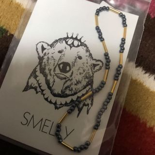 アーバンリサーチ(URBAN RESEARCH)の新品★SMELLY★ネイビー★ビーズブレスレット★アーバンリサーチ(ブレスレット/バングル)