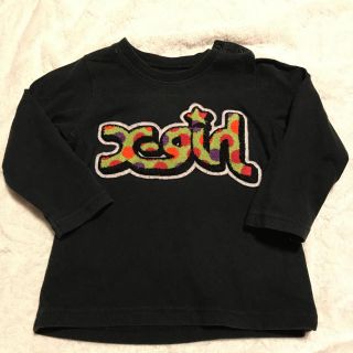 エックスガールステージス(X-girl Stages)のx-girl first stage ロンT 2T(90cm)(Tシャツ/カットソー)