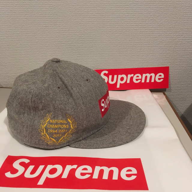 Supreme - supreme Box logo cap 【グレー】NEW ERAの通販 by