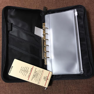 ムジルシリョウヒン(MUJI (無印良品))のパスポートケース ブラック 無印(旅行用品)