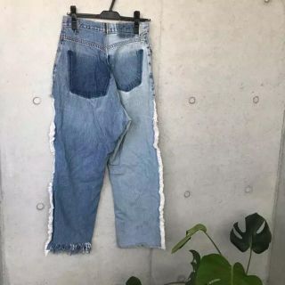 ビームス(BEAMS)の77circaフリンジリメイクデニムパンツ(デニム/ジーンズ)