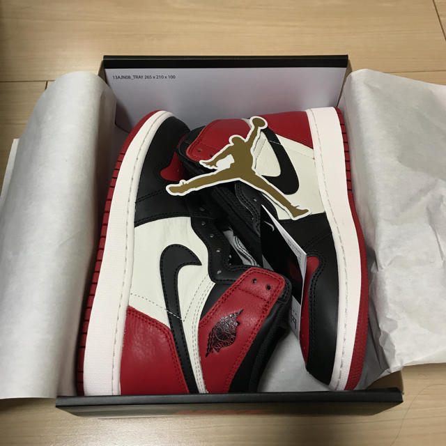 AIR JORDAN 1 BRED TOE 23.5センチ