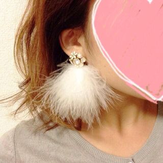 ファービジューピアス♥︎♥︎ホワイト(ピアス)