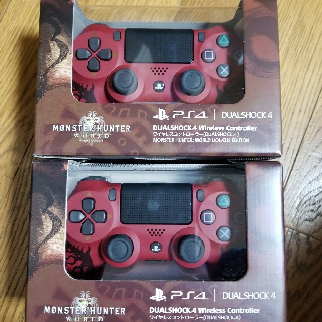 2つセット 新品未開封 ps4 ワイヤレスコントローラー リオレウス