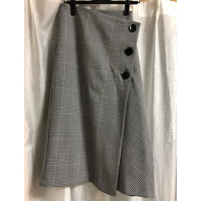 ZARA(ザラ)のm♡s♡rさん専用  ZARA グレンチェック巻きスカート レディースのスカート(その他)の商品写真