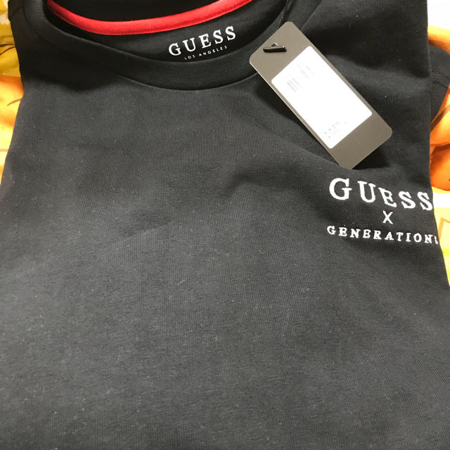 GUESS(ゲス)のGUESS GENERATIONS 黒ロングTシャツ メンズのトップス(Tシャツ/カットソー(七分/長袖))の商品写真