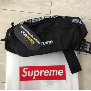 シュプリーム(Supreme)のSupreme Waist Bag Black ウエストバッグ 黒 18SS(ウエストポーチ)