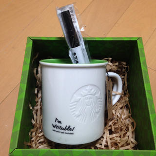 スターバックスコーヒー(Starbucks Coffee)のスターバックス スタバ  マグ  オリジナルペン付き メッセージ(マグカップ)