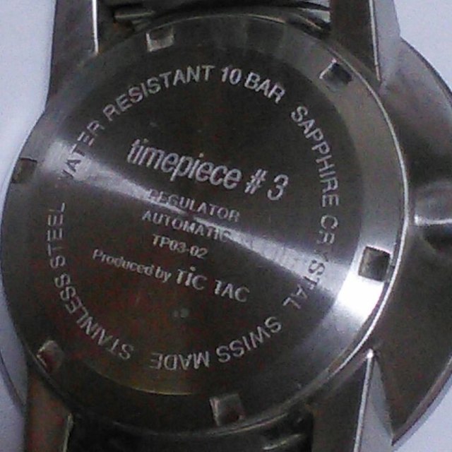 timepiece #3 自動巻き腕時計