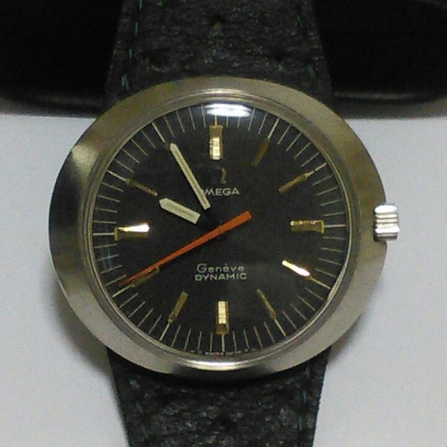 OMEGA - オメガ(OMEGA) Geneve DYNAMIC(黒) 手巻き腕時計