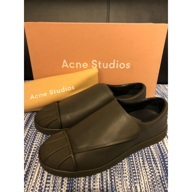 ACNE(アクネ)の70%OFF 新品 Acne Studious レザースニーカー 25cm メンズの靴/シューズ(スニーカー)の商品写真