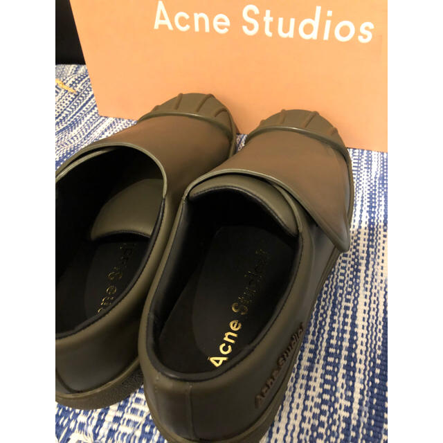 ACNE(アクネ)の70%OFF 新品 Acne Studious レザースニーカー 25cm メンズの靴/シューズ(スニーカー)の商品写真