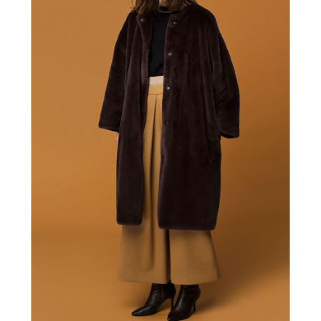 STUDIOUS(ステュディオス)のCLANE♡LICO FUR COAT♡ファーコート♡売り切り価格です レディースのジャケット/アウター(毛皮/ファーコート)の商品写真
