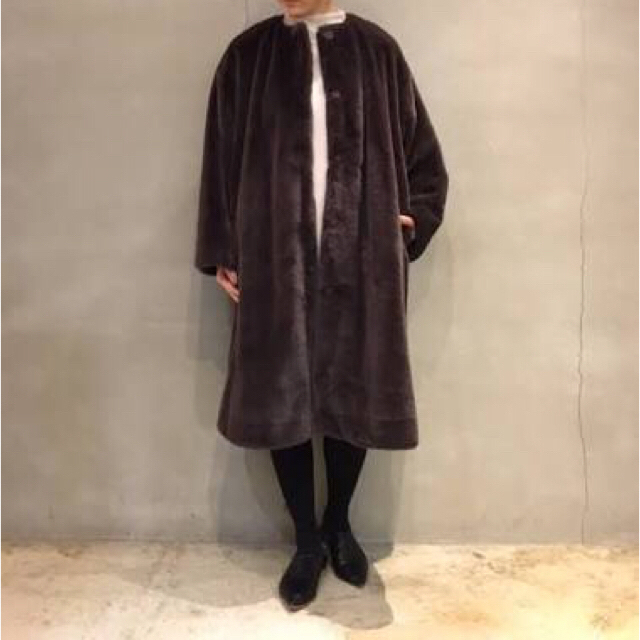 STUDIOUS(ステュディオス)のCLANE♡LICO FUR COAT♡ファーコート♡売り切り価格です レディースのジャケット/アウター(毛皮/ファーコート)の商品写真