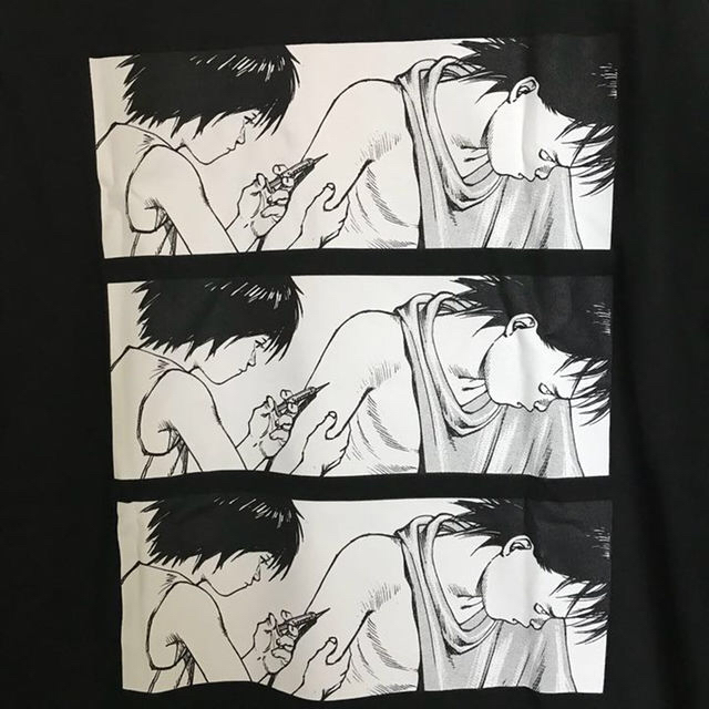 【M】akira x supreme syringe tee