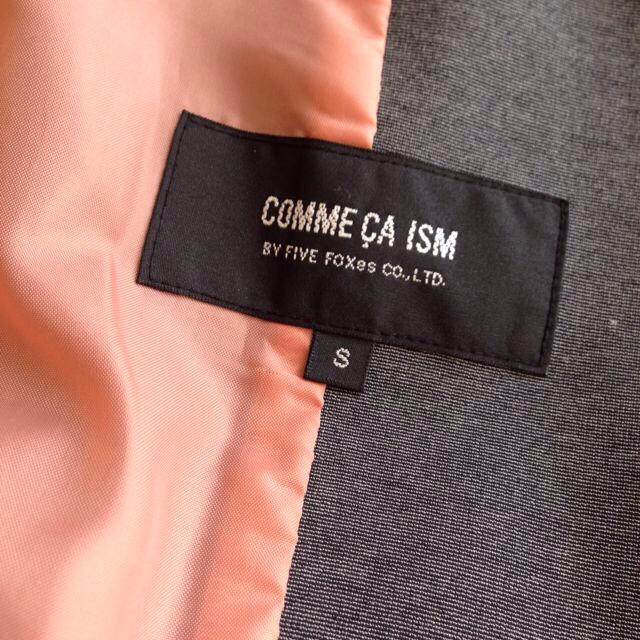 COMME CA ISM(コムサイズム)のグレー ジャケット レディースのジャケット/アウター(テーラードジャケット)の商品写真