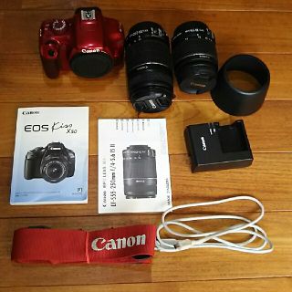 キヤノン(Canon)のCANON EOS Kiss X50 ズームレンズセット USED品 (デジタル一眼)