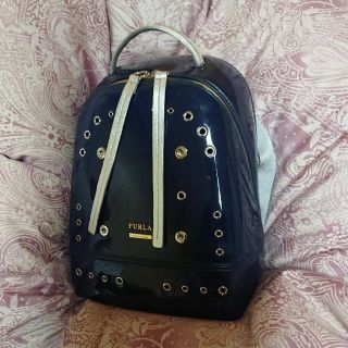 フルラ(Furla)のFURLA キャンディリュック ネイビー(リュック/バックパック)