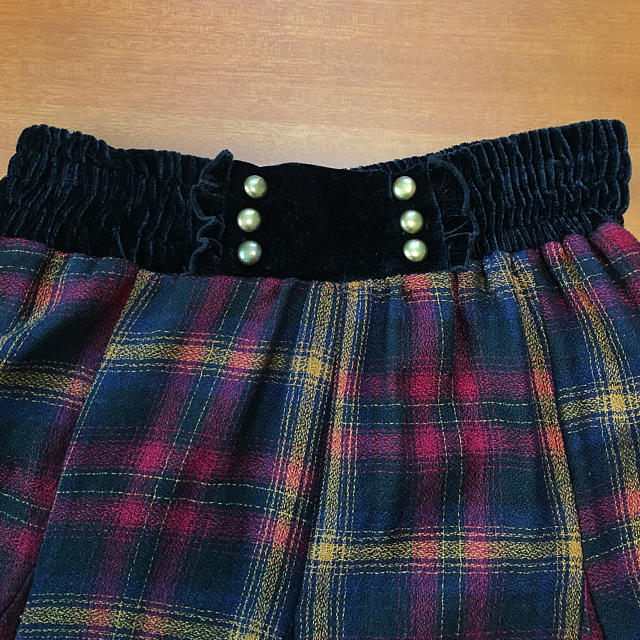axes femme(アクシーズファム)の【axes femme】赤チェック スカート レディースのスカート(ひざ丈スカート)の商品写真