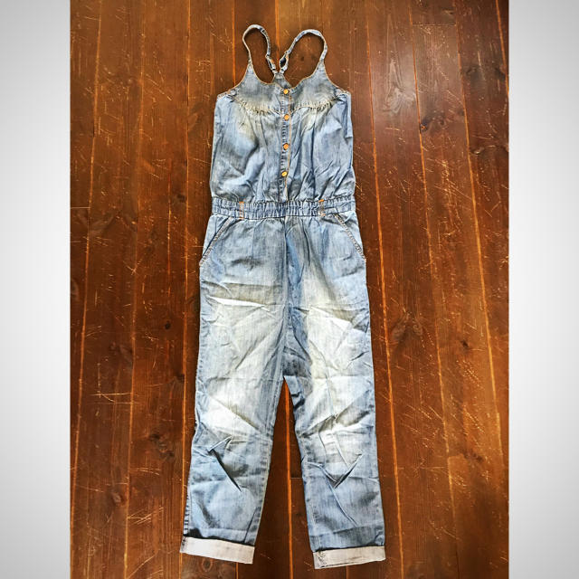 ZARA KIDS(ザラキッズ)の値下げ★zara ★kids★ザラ★デニム★サロペット★つなぎ★152 レディースのパンツ(サロペット/オーバーオール)の商品写真