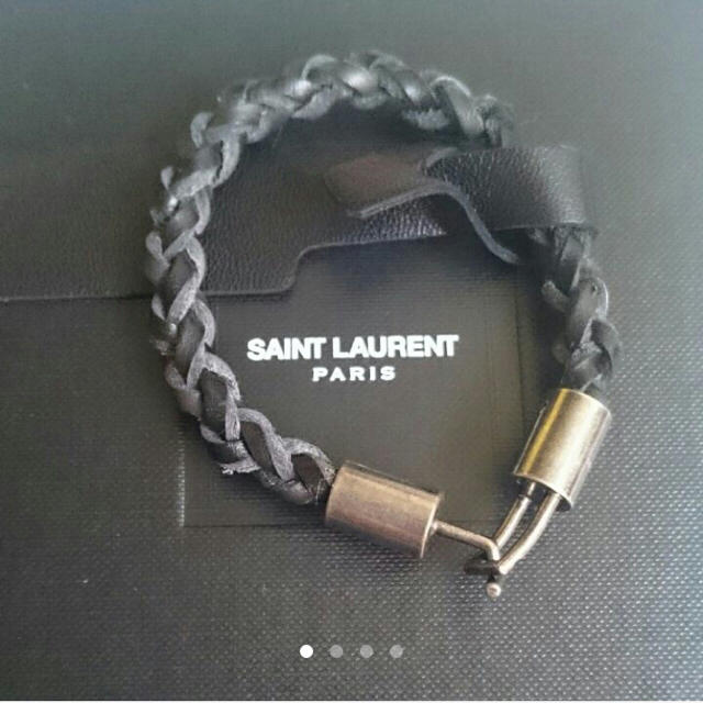 Saint Laurent - SANT LAURENT ブレスレット サンローラン 革 の通販 by M's shop｜サンローランならラクマ