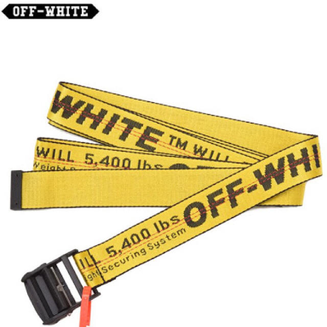 OFF-WHITE - off-white インダストリアルベルトの通販 by ただいま断捨 ...